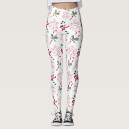 Snowflakes, voor de feestdag, op wit leggings