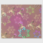 Snowflakes voor de veedagen cadeaupapier (Vlak)