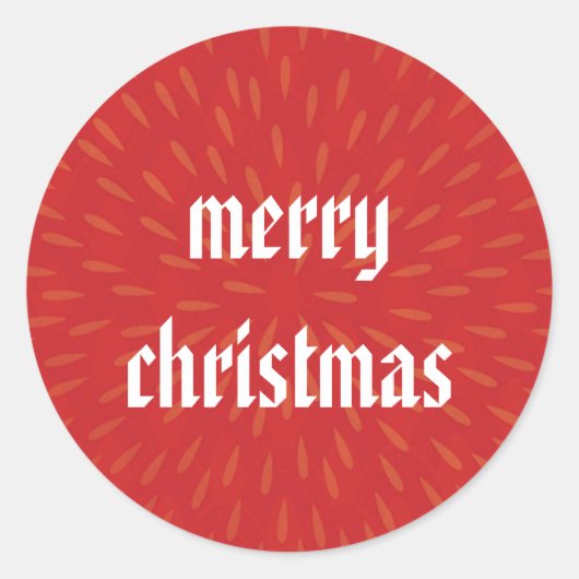 Snowflakes voor feestdagen Klassieke ronde S Ronde Sticker (Voorkant)