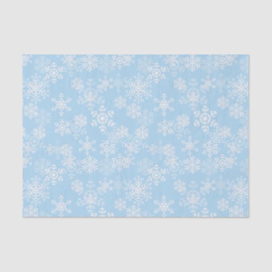 Snowflakes voor feestdagen tissuepapier (Voorkant)