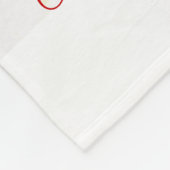 Snowflakes voor feestelijke kerstfeestjes fleece deken (Hoek)