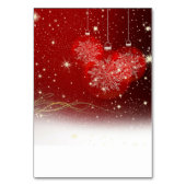 Snowflakes voor feestelijke kerstfeestjes kaart (Achterkant)