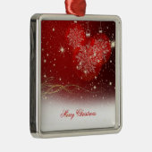 Snowflakes voor feestelijke kerstfeestjes metalen ornament (Rechts)