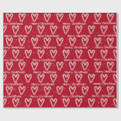 Snowflakes, voor fijne kerst cadeaupapier (Vlak)