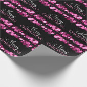 Snowflakes voor fijne kerst cadeaupapier (Hoek)