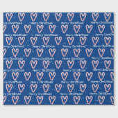 Snowflakes, voor fijne kerst cadeaupapier (Vlak)