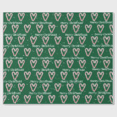 Snowflakes, voor fijne kerst cadeaupapier (Vlak)