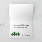 Snowflakes voor kerst feestdagen kaart (Binnen)