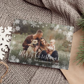 Snowflakes voor kerst feestdagenkaart