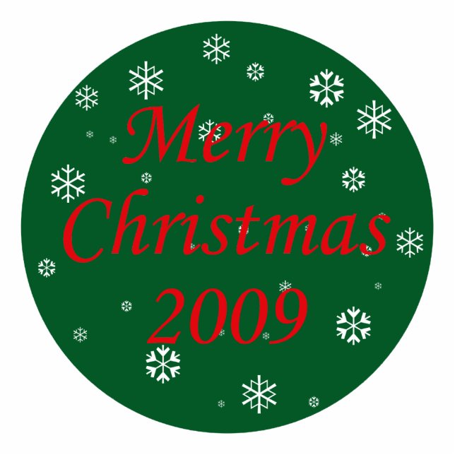 Snowflakes voor kerst fotobeeldje ornament (Voorkant)