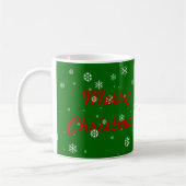 Snowflakes voor kerst koffiemok (Links)