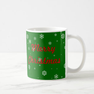 Snowflakes voor kerst koffiemok
