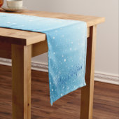 Snowflakes voor kerst lange tafelloper (Voorbeeld)