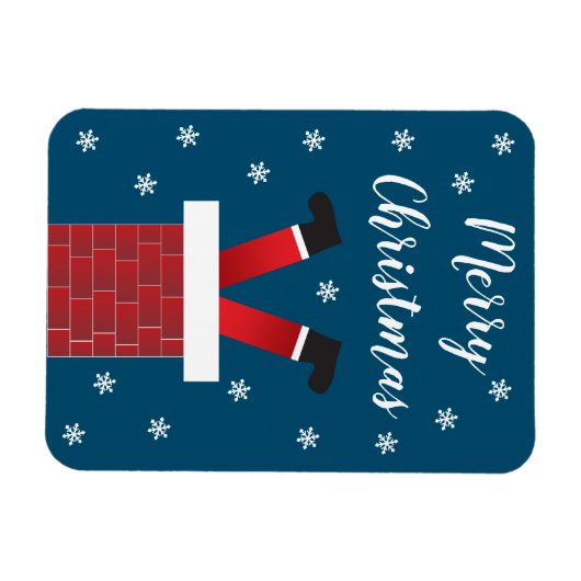 Snowflakes voor kerst magneet (Horizontaal)