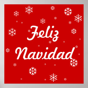 Snowflakes voor kerst poster