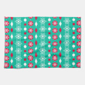 Snowflakes voor kerst theedoek (Horizontaal)