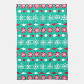 Snowflakes voor kerst theedoek (Verticaal)