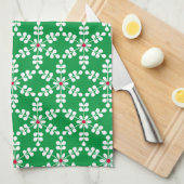 Snowflakes voor kerst theedoek (Quarter Fold)