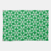 Snowflakes voor kerst theedoek (Horizontaal)