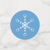 Snowflakes voor kerstbessen en Confetti met holbes (Kleine voorkant)