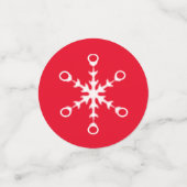 Snowflakes voor kerstbessen en Confetti met holbes (Kleine voorkant)