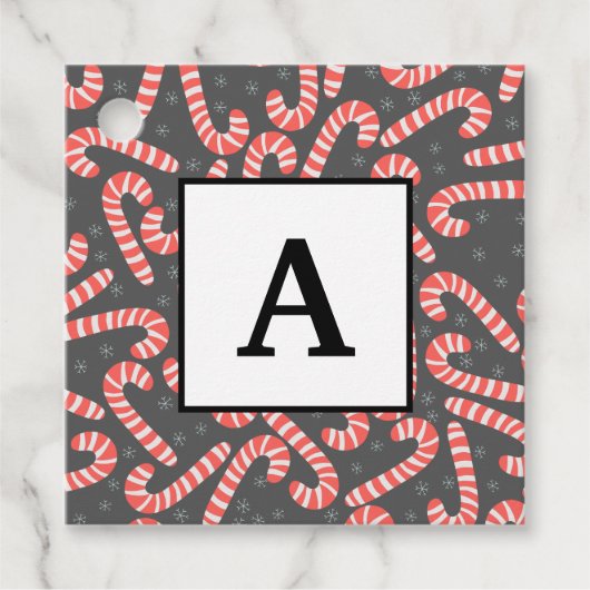 Snowflakes, voor kerstmis bedankjes labels (Voorkant)