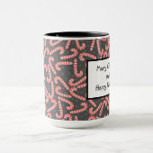 Snowflakes, voor kerstmis mok (Midden)