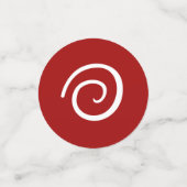 Snowflakes voor kerstmis, zwammen en sterren rode confetti (Kleine voorkant)