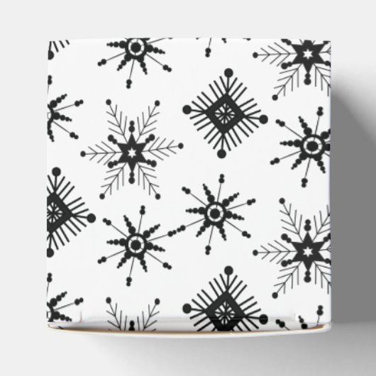 Snowflakes, voor prettig kerstscript bedankdoosjes (Bovenkant)
