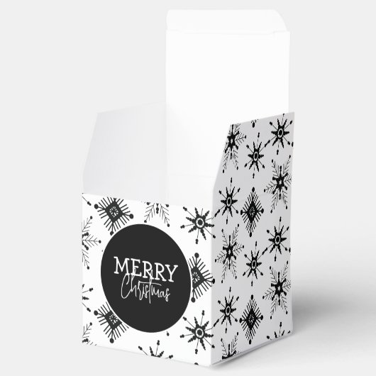 Snowflakes, voor prettig kerstscript bedankdoosjes (Geopend)