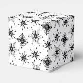 Snowflakes, voor prettig kerstscript bedankdoosjes (Achterkant)