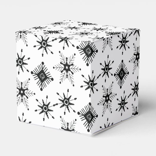 Snowflakes, voor prettig kerstscript bedankdoosjes (Achterkant)