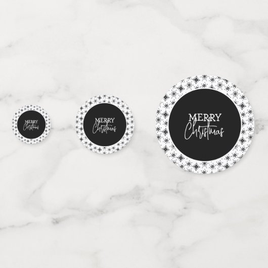 Snowflakes, voor prettig kerstscript confetti (Achterkanten)