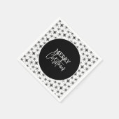 Snowflakes, voor prettig kerstscript servet (Hoek)