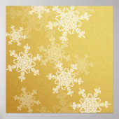 Snowflakes, voor witte kerst poster (Voorkant)