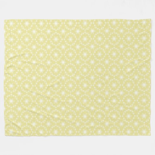 Snowflakes voor zacht en arm fleece deken (Voorkant (Horizontaal))