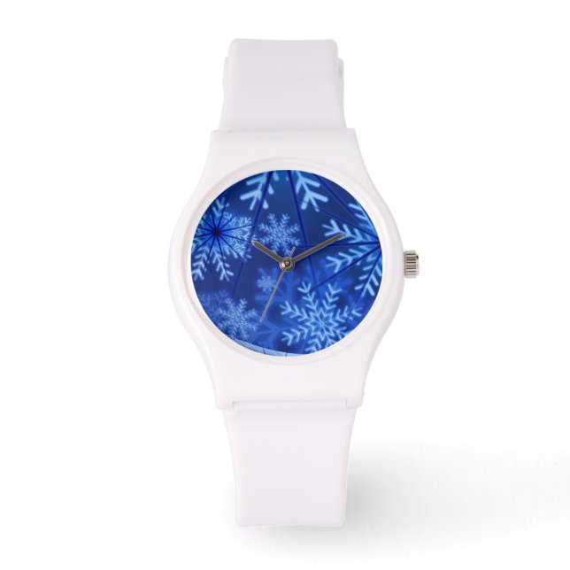 Snowflakes Watch Horloge (Voorkant)