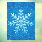 Snowflakes Window Cling Raamsticker (Vel 3)