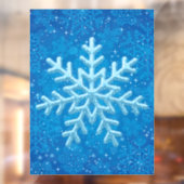 Snowflakes Window Cling Raamsticker (Vel 2)