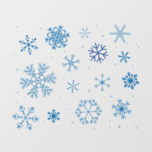 Snowflakes Window Cling