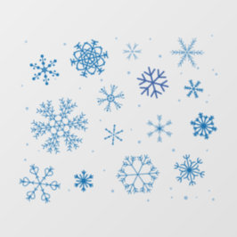 Snowflakes Window Cling Raamsticker