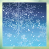 Snowflakes Window Cling Raamsticker (Vel 3)