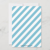 Snowflakes winter baby shower uitnodiging (Achterkant)