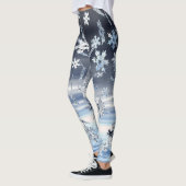 Snowflakes Winter Holiday Leggings (Links)