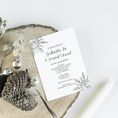 Snowflakes Winter Weddenschap Kaart