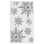 Snowflakes Winter Weddenschap Klein Cadeauzakje (Achterkant)