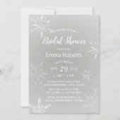 Snowflakes Winter Weddenschap Vrijgezellenfeest Kaart (Voorkant)