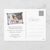 Snowflakes Winter Wonderland Feestdagenkaart (Achterkant)