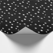 Snowflakes Winterkerstpapier Cadeaupapier (Hoek)