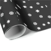 Snowflakes Winterkerstpapier Cadeaupapier (Rol Hoek)